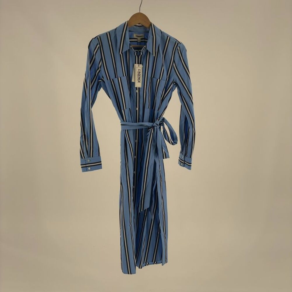 L'agence Midi Shirtdress in Multicolor